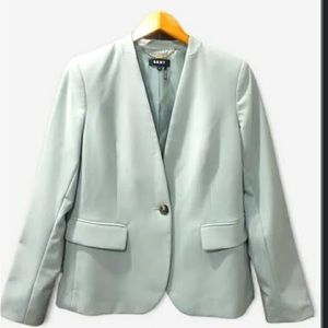 DKNY sea foam green blazer